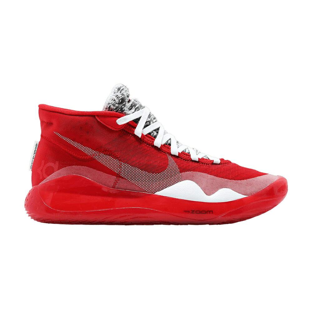 ナイキ 赤 赤いこと 白いこと 白いこと \u0027UNIVERSITY RED\u0027 スニーカー メンズ NIKE KD 12 結核症 / UNIVERSITY RED WHITE