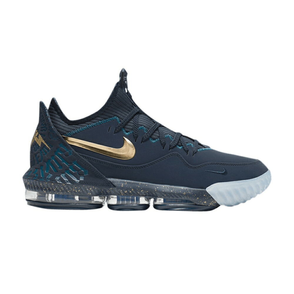 ナイキ レブロン ゴールド \u0027AGIMAT\u0027 スニーカー メンズ NIKE TITAN X LEBRON 16 LOW EP / OBSIDIAN METALLIC GOLD