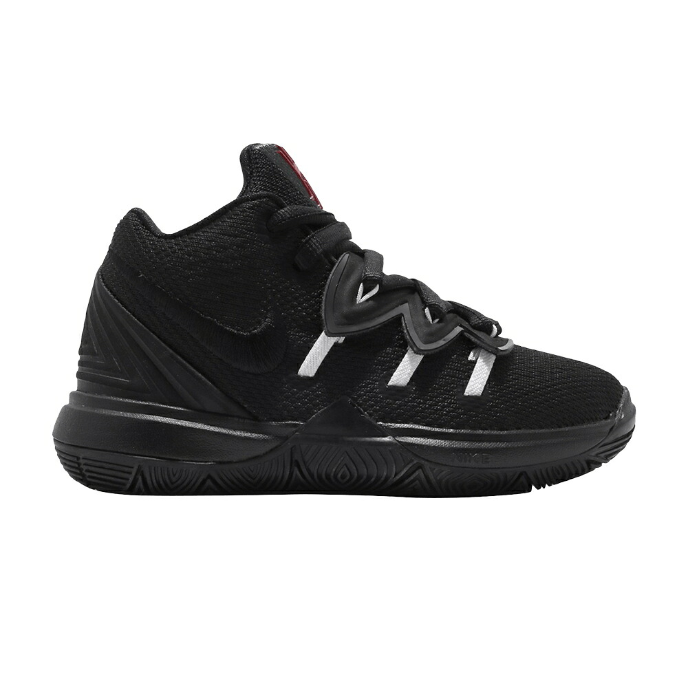 ナイキ カイリー 黒いこと 黒いこと 白いこと 白いこと \u0027BLACK\u0027 お坊っちゃん キッズ NIKE KYRIE 5 なおなお書き / BLACK BLACK WHITE もの言う花 マタニティ スニーカー