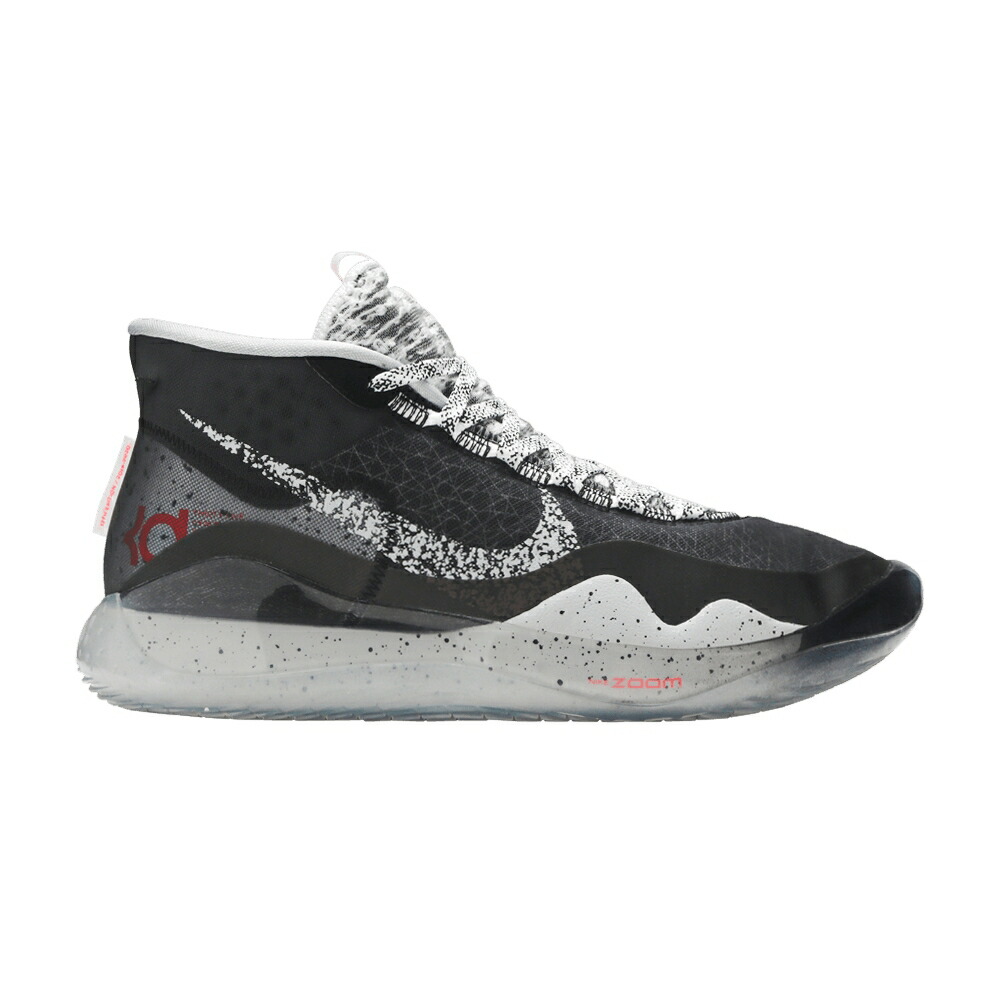 ナイキ 望遠レンズ 黒いこと 黒いこと 薄墨色 シメント 薄墨色 赤 赤いこと \u0027BLACK CEMENT\u0027 スニーカー メンズ NIKE ZOOM KD 12 EP / BLACK CEMENT GREY UNIVERSITY RED