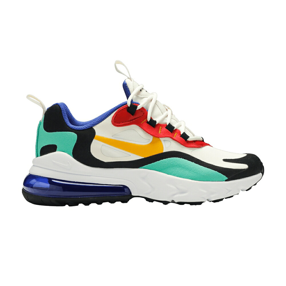 ナイキ マックス リアクト 緑 緑であること エア湖マックス \u0027BAUHAUS\u0027 お坊っちゃん キッズ NIKE AIR MAX 270 REACT GS / PHANTOM KINETIC GREEN UNIVERSITY もの言う花 マタニティ スニーカー