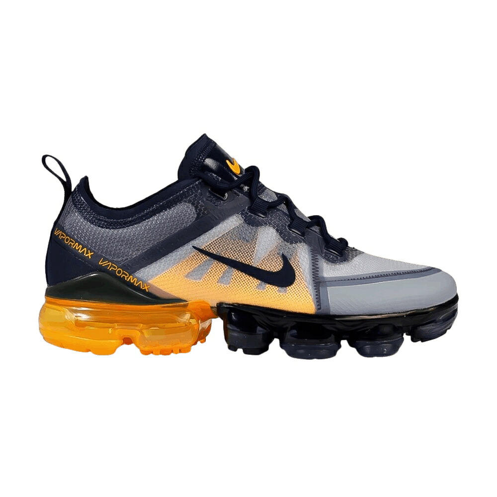 ナイキ 紺色 米国海軍 エアヴェイパーマックス \u0027NAVY ORANGE\u0027 お坊っちゃん キッズ NIKE AIR VAPORMAX 2019 GS / MIDNIGHT NAVY MIDNIGHT NAVY もの言う花 マタニティ スニーカー