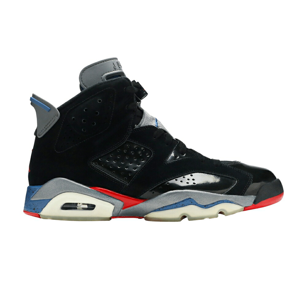 ナイキ 黒いこと 黒いこと 赤 赤いこと 青味 青み エアジョーダン \u0027PISTONS\u0027 スニーカー メンズ AIR JORDAN AIR JORDAN 6 RETRO / BLACK VARSITY RED TRUE BLUE