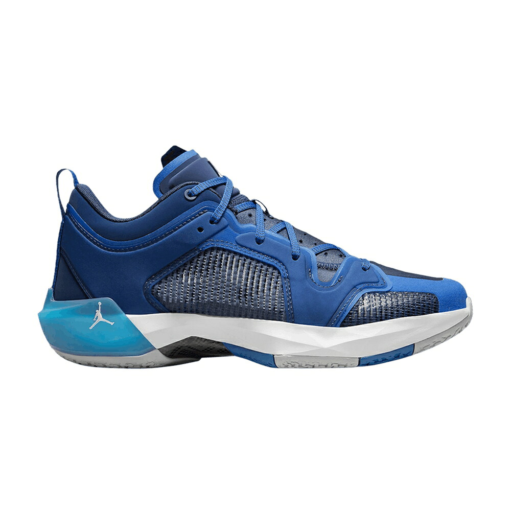 ナイキ 青み 青色 白いこと 白いこと エアジョーダン \u0027FRATERNITY\u0027 スニーカー メンズ AIR JORDAN AIR JORDAN 37 LOW PF / MILITARY BLUE WHITE MIDNIGHT