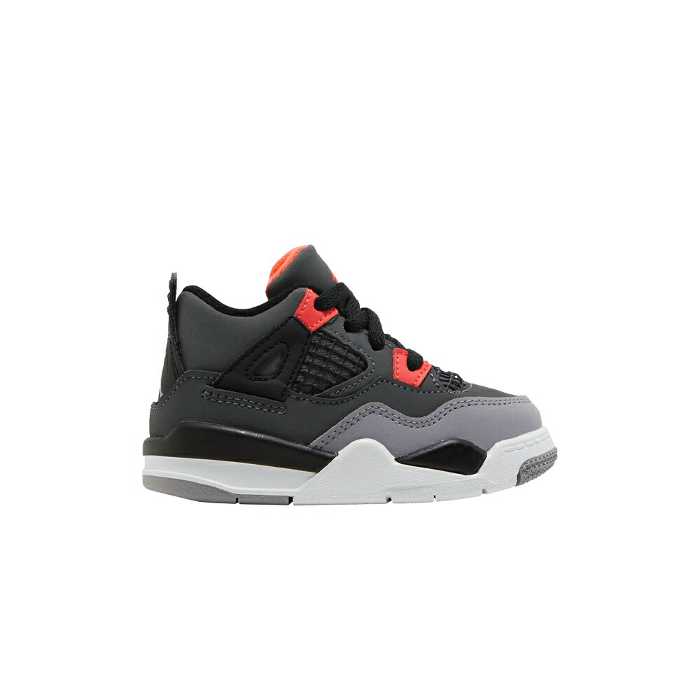 ナイキ 薄墨色 薄墨色 黒いこと 黒いこと エアジョーダン \u0027INFRARED\u0027 もの言う花 AIR JORDAN AIR JORDAN 4 RETRO TD / DARK GREY INFRARED 23 BLACK