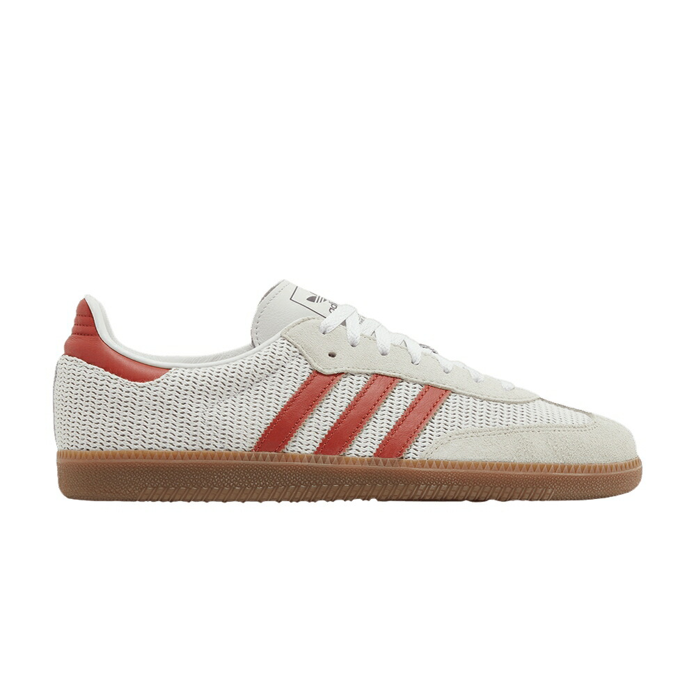アディダス サンバ 白いこと 白いこと 赤 赤いこと \u0027CRYSTAL RED\u0027 スニーカー メンズ ADIDAS SAMBA OG WHITE PRELOVED / CRYSTAL WHITE PRELOVED RED GUM スニーカー-メンズ靴-靴