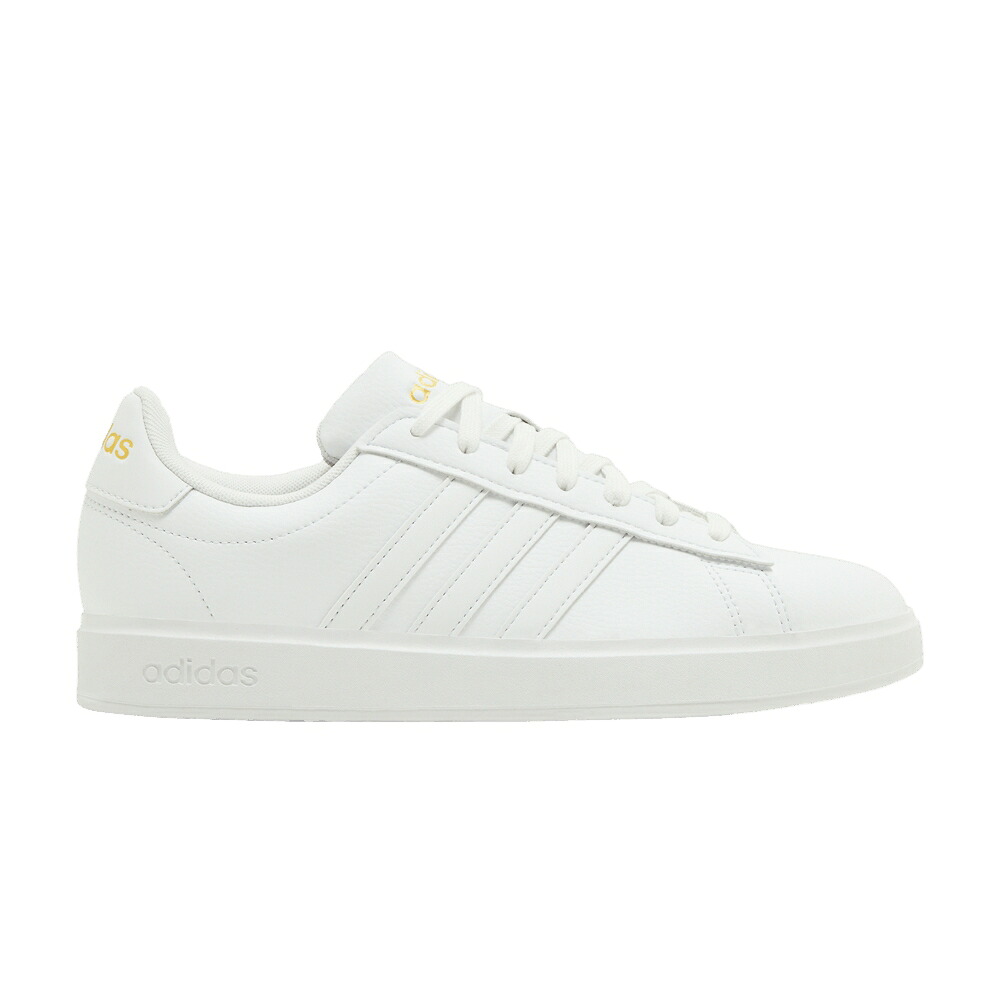 アディダス 競技場 厚地の外套 ゴールド 白いこと 白いこと 2.0 \u0027WHITE METALLIC\u0027 スニーカー レディース ADIDAS WMNS GRAND COURT GOLD / CLOUD WHITE CLOUD WHITE GOLD