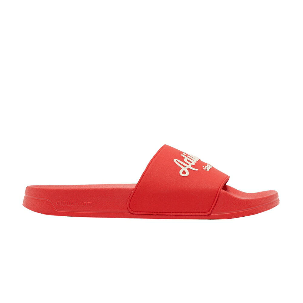 アディダス アディレッタ サンダル 白いこと 白いこと 赤 赤いこと シャワーサンダル \u0027VIVID RED\u0027 RED\\WONDER スニーカー メンズ ADIDAS ADILETTE SHOWER SLIDE / VIVID RED\\WONDER WHITE VIVID RED