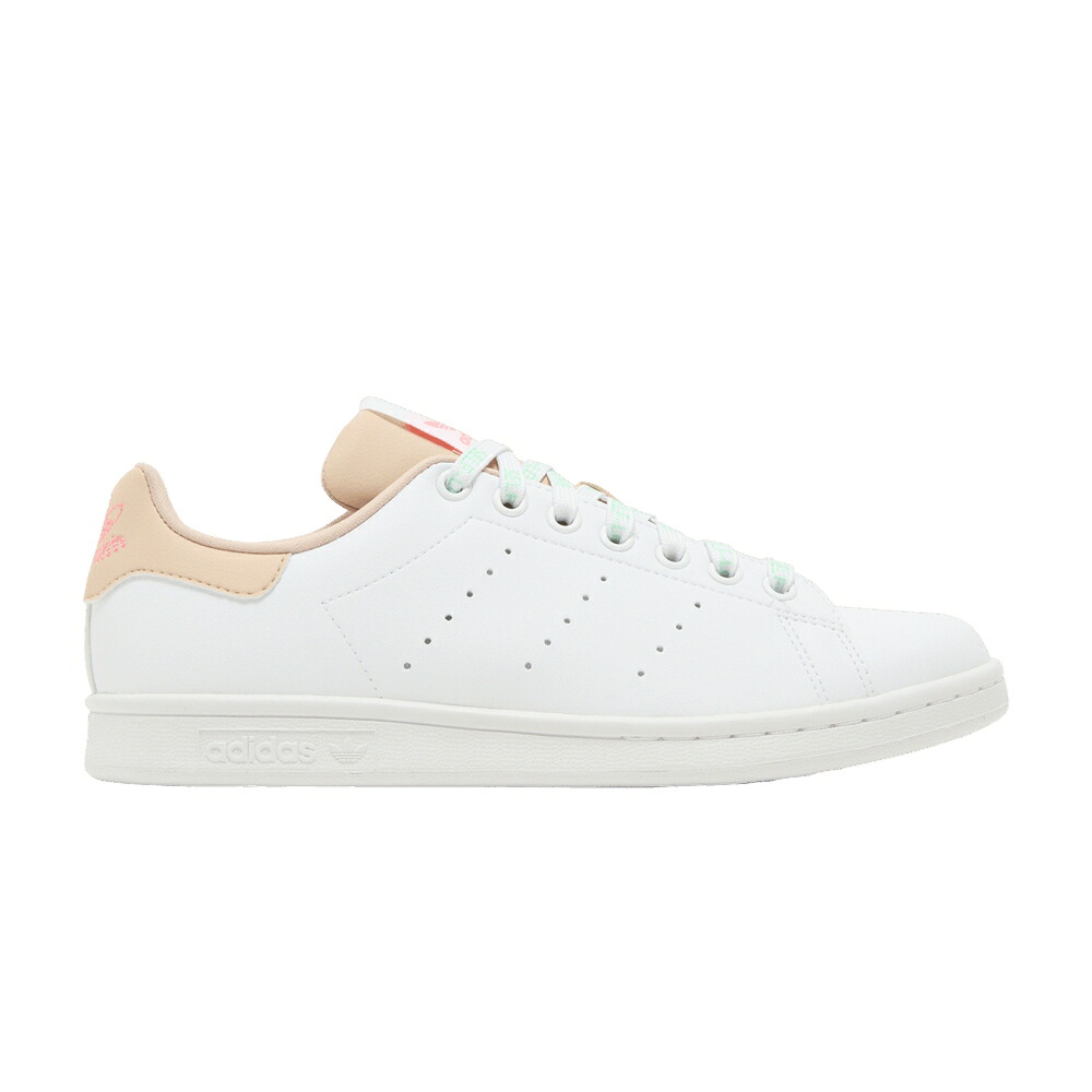 アディダス 白いこと 白いこと 赤 赤いこと 見方仕損ない \u0027WHITE BLUSH\u0027 スニーカー レディース ADIDAS WMNS STAN SMITH HALO / CLOUD WHITE HALO BLUSH ACID RED