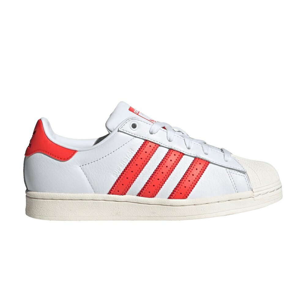 アディダス はやりっ児 白いこと 白いこと \u0027WHITE RED\u0027 スニーカー レディース ADIDAS WMNS SUPERSTAR BRIGHT / CLOUD WHITE CLOUD WHITE BRIGHT