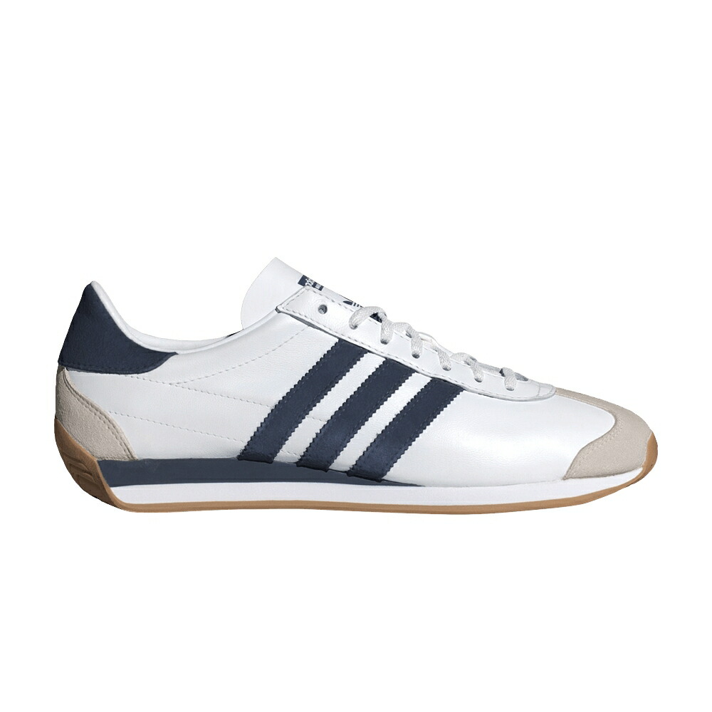 アディダス カントリー ナイト爵 白いこと 白いこと 藍色 インディゴ \u0027WHITE INDIGO\u0027 スニーカー メンズ ADIDAS COUNTRY OG NIGHT / CLOUD WHITE NIGHT INDIGO GUM