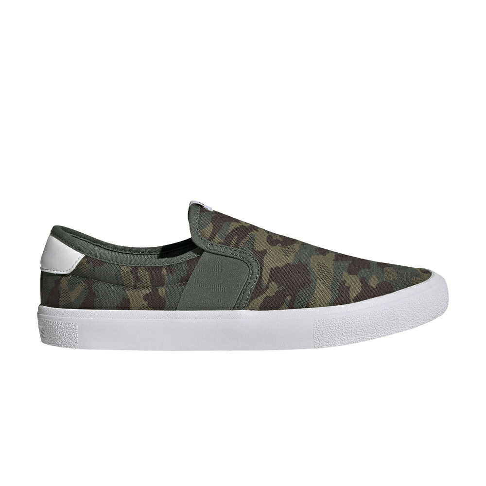 アディダス スリッポン 緑 グリーン 'CAMO' スニーカー メンズ ADIDAS VULC RAID3R SLIP-ON / GREEN OXIDE GREEN OXIDE CLOUD|スニケス