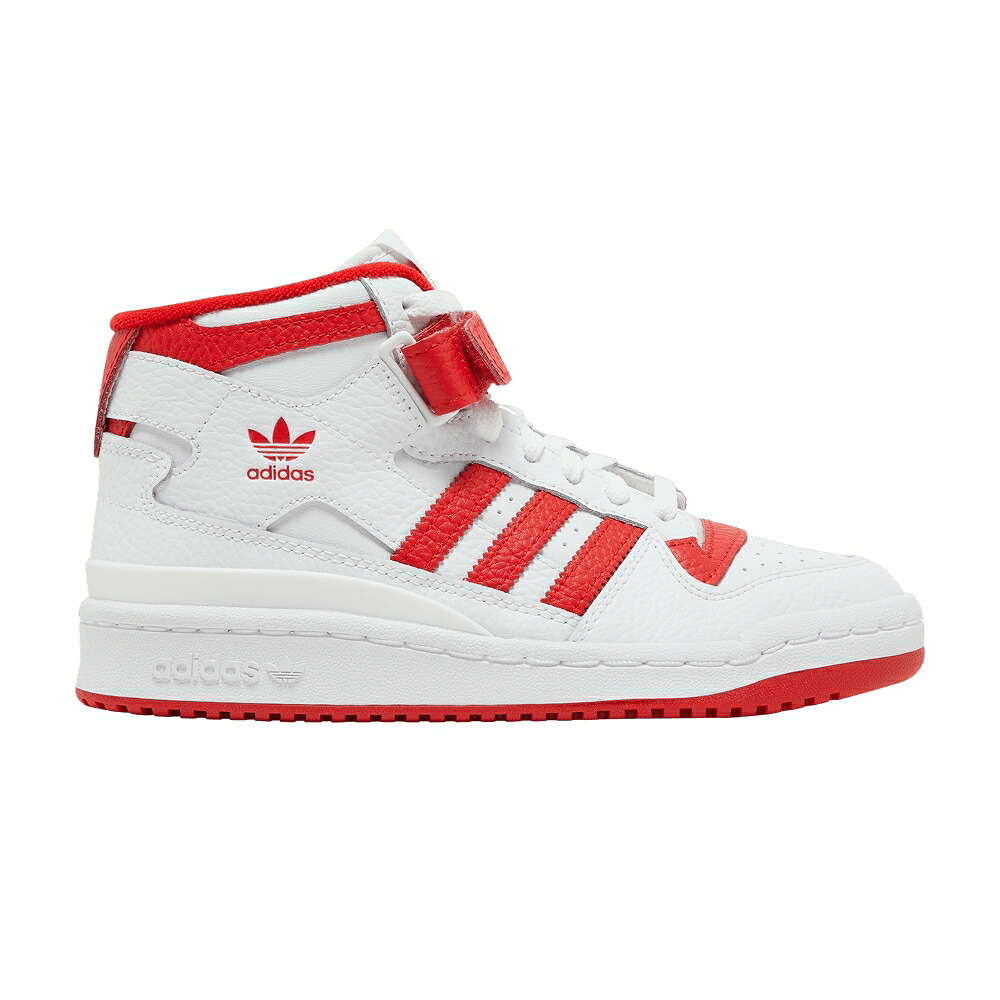アディダス 討論会 ミッド 白いこと 白いこと \u0027WHITE RED\u0027 スニーカー メンズ ADIDAS FORUM MID J VIVID / CLOUD WHITE CLOUD WHITE VIVID