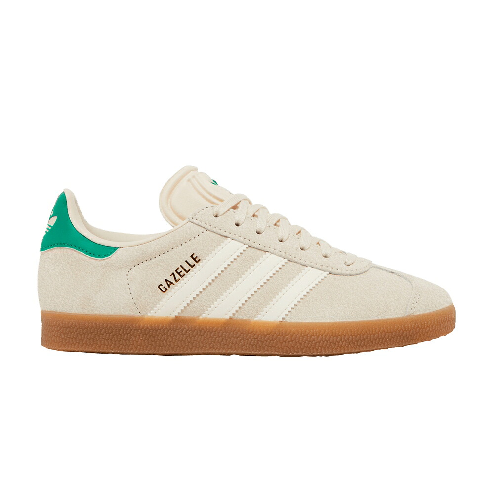 アディダス レディース ガゼル 白いこと 白いこと 皮膚軟化剤 WOMEN\u0027S \u0027WONDER GREEN\u0027 スニーカー メンズ ADIDAS GAZELLE WHITE / WONDER WHITE CREAM WHITE GUM