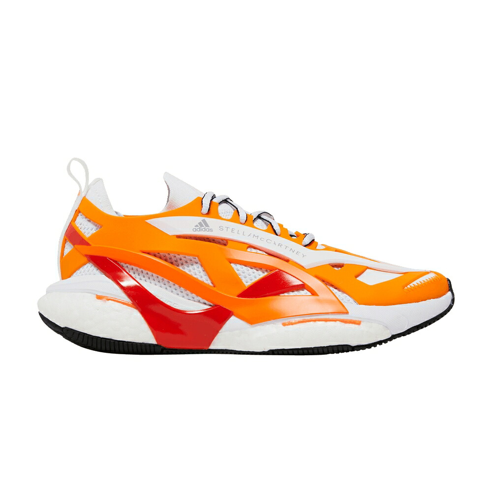 アディダス 橙 オレンジ色 労働者の一団 \u0027CREW WHITE\u0027 スニーカー レディース ADIDAS STELLA MCCARTNEY X WMNS SOLARGLIDE ORANGE / CREW ORANGE ACTIVE ORANGE CLOUD