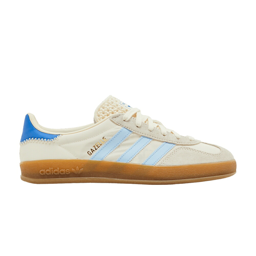 アディダス ガゼル 白いこと 白いこと 天の原 青碧 青碧 \u0027OFF SKY\u0027 スニーカー メンズ ADIDAS GAZELLE INDOOR WHITE CLEAR / OFF WHITE CLEAR SKY BLUE