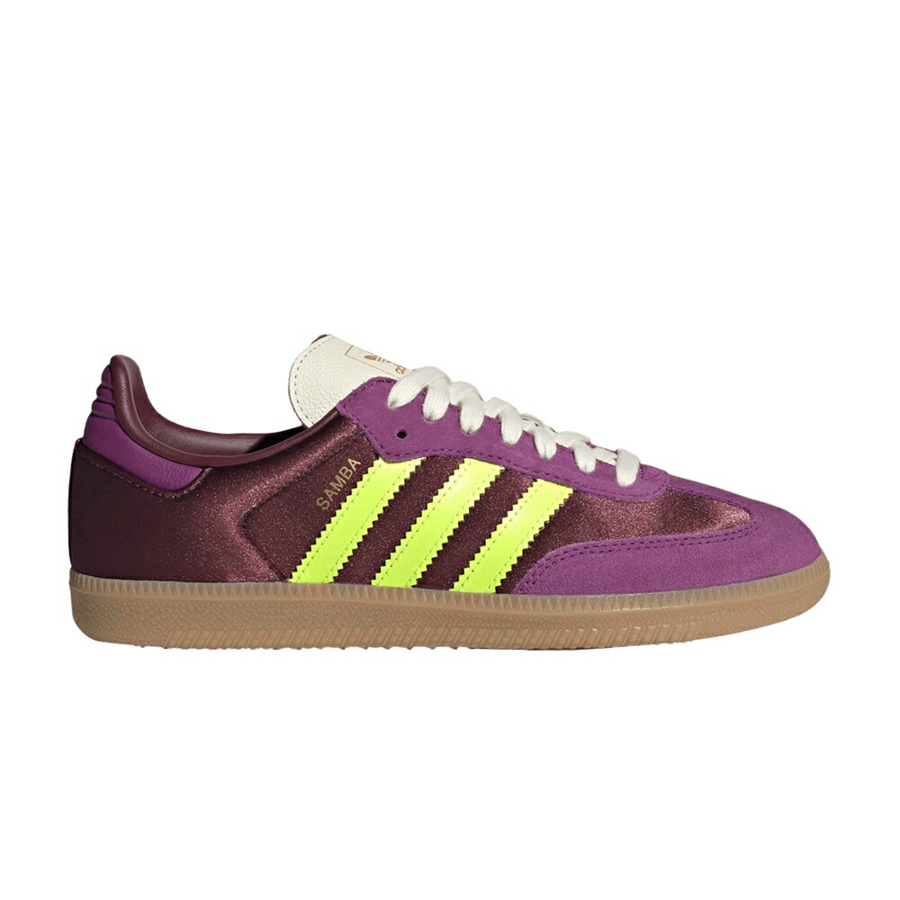 アディダス サンバ マルーン \u0027MAROON SATIN\u0027 スニーカー レディース ADIDAS WMNS SAMBA OG RICH MAUVE / MAROON RICH MAUVE GUM