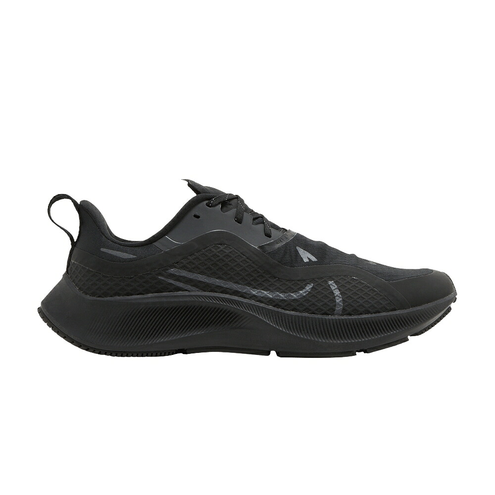 ナイキ 望遠レンズ ペガサス 黒いこと 黒いこと 望遠レンズペガサス \u0027BLACK ANTHRACITE\u0027 スニーカー レディース NIKE WMNS AIR ZOOM PEGASUS 37 SHIELD / BLACK ANTHRACITE