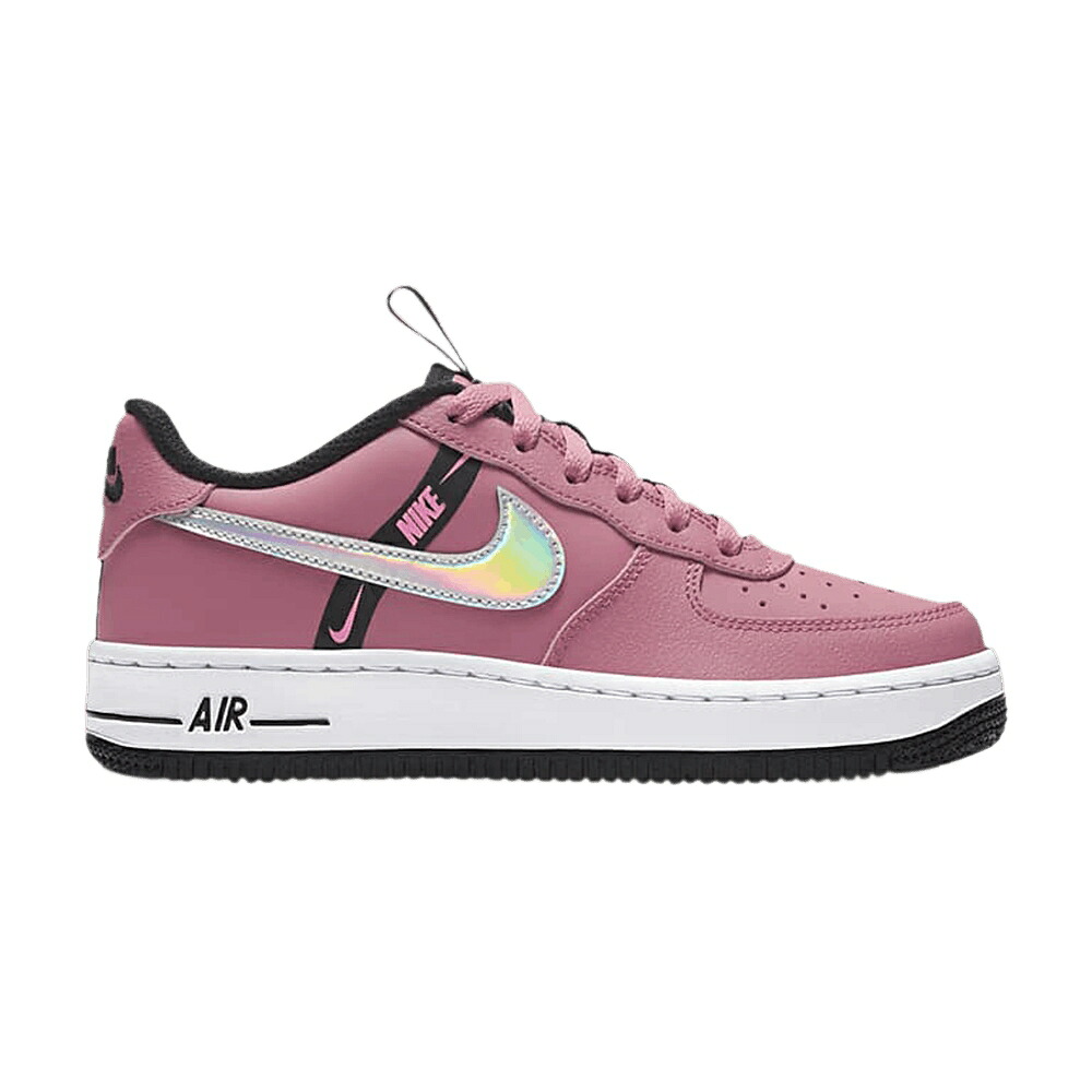 ナイキ 黒いこと 黒いこと さくら色 空軍 \u0027WORLDWIDE BLACK\u0027 お坊っちゃん キッズ NIKE AIR FORCE 1 LV8 KSA GS PACK - DESERT BERRY / DESERT BERRY BLACK PINK GLOW もの言う花 マタニティ スニーカー