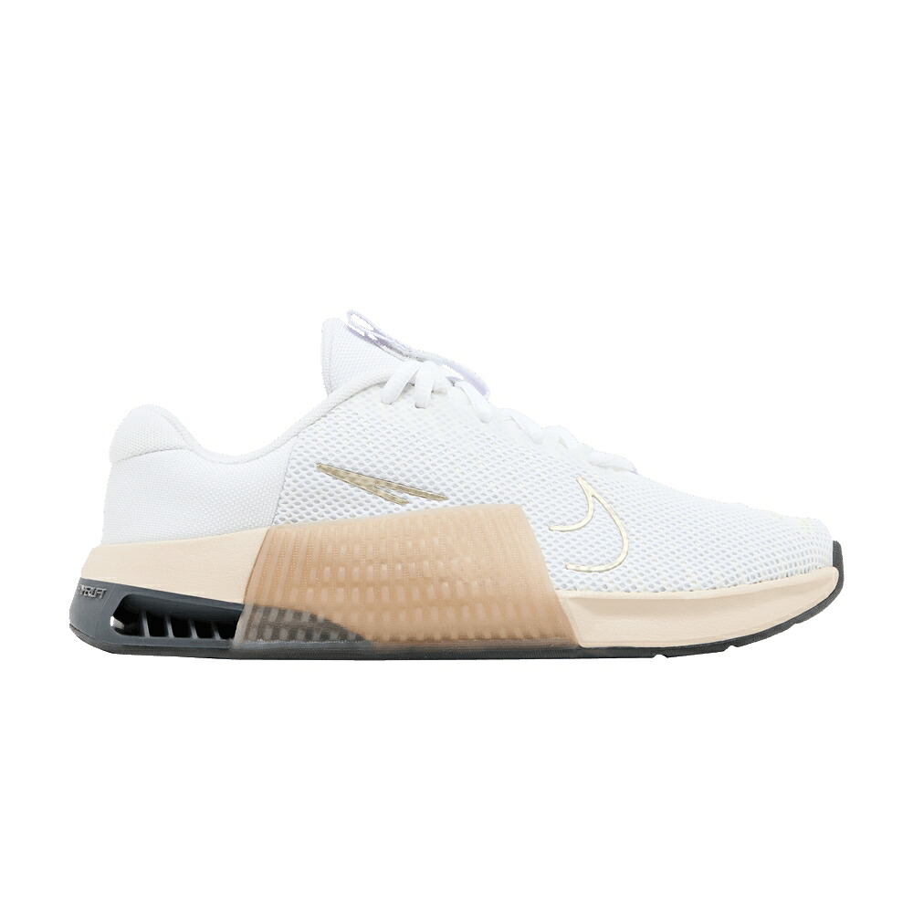 ナイキ ゴールド 白いこと 白いこと \u0027WHITE SANDDRIFT\u0027 スニーカー レディース NIKE WMNS METCON 9 GOLD / WHITE METALLIC GOLD GRAIN