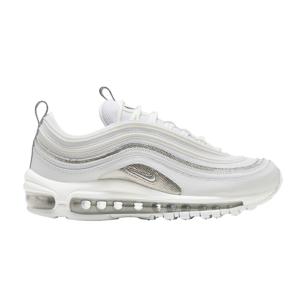 ナイキ マックス 白いこと 白いこと プラチナム 大気圏マックス \u0027WHITE REFLECTIVE\u0027 スニーカー レディース NIKE WMNS AIR MAX 97 CHROME / WHITE PLATINUM TINT METALLIC