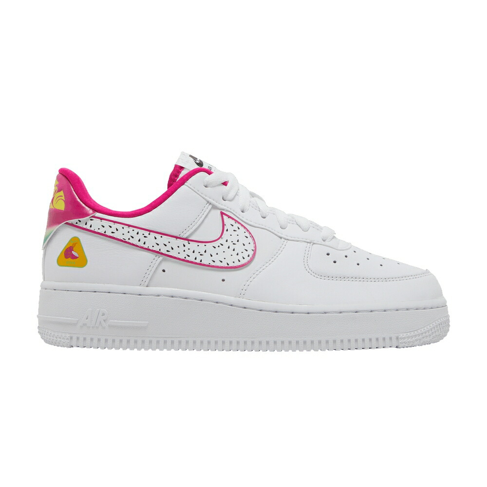 ナイキ 白いこと 白いこと さくら色 空軍 \u002707 \u0027DRAGON FRUIT\u0027 スニーカー レディース NIKE WMNS AIR FORCE 1 LX / WHITE PINK PRIME WHITE