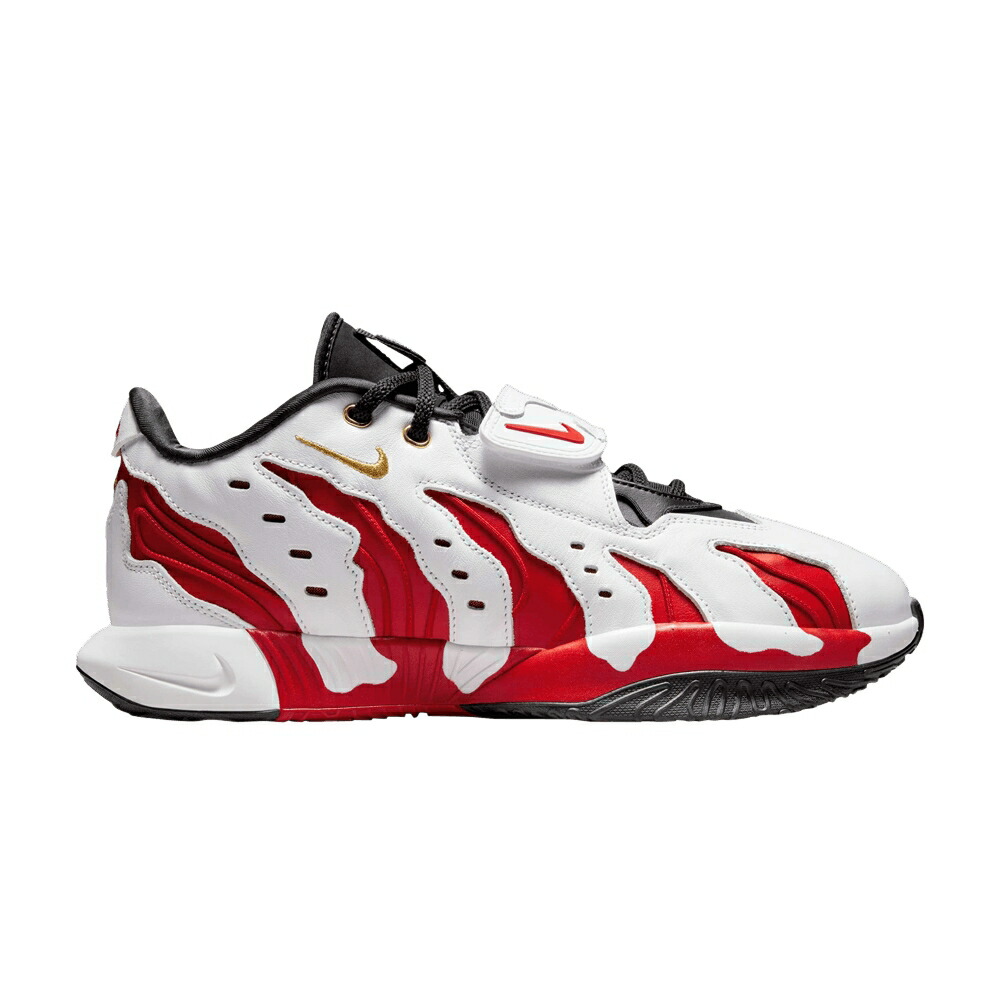 ナイキ レブロン 白いこと 白いこと ゴールド たき火 赤 赤いこと \u0027FIRE RED\u0027 スニーカー メンズ NIKE LEBRON 21 PRIME 96 EP / WHITE METALLIC GOLD FIRE RED