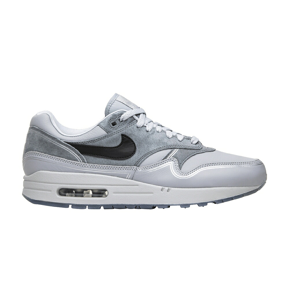 ナイキ マックス 灰色 グレー 黒色 ブラック クール エアマックス 'CENTRE NIGHT' スニーカー メンズ NIKE AIR MAX 1 POMPIDOU BY / WOLF GREY BLACK COOL GREY|スニケス