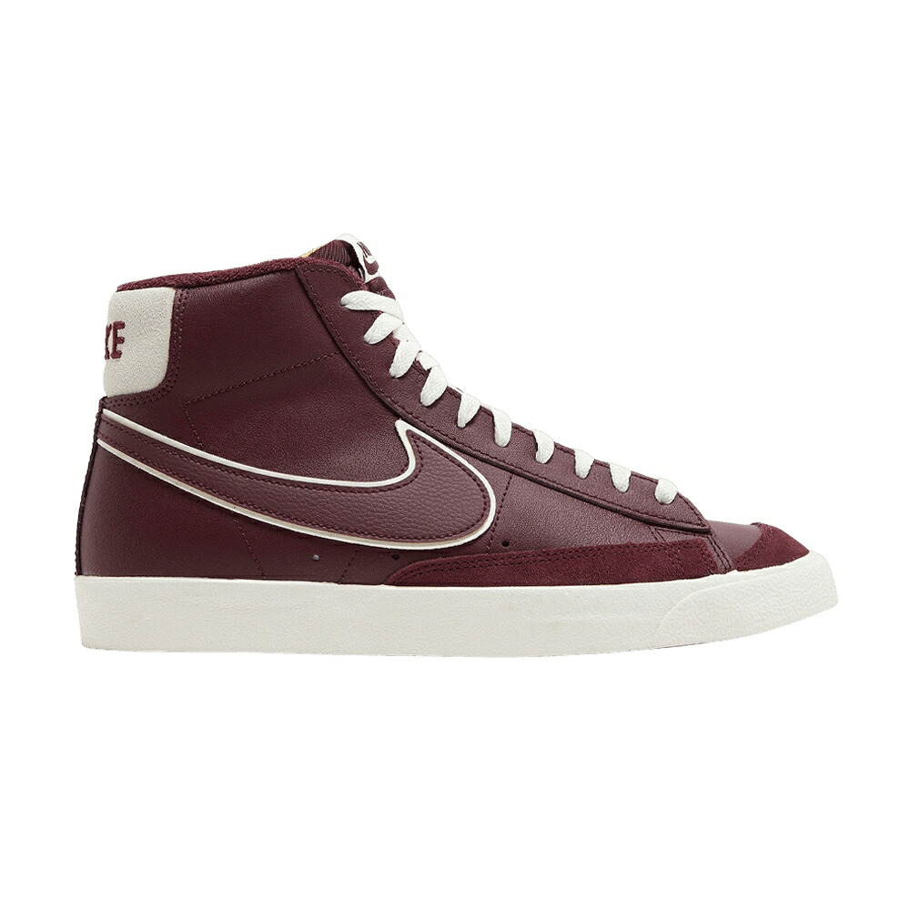 ナイキ ブレイザー ミッド 割り増し金 ナイト爵 マルーン \u002777 \u0027COLLEGE MAROON\u0027 スニーカー メンズ NIKE BLAZER MID PREMIUM PACK - NIGHT / NIGHT MAROON NIGHT MAROON SAIL