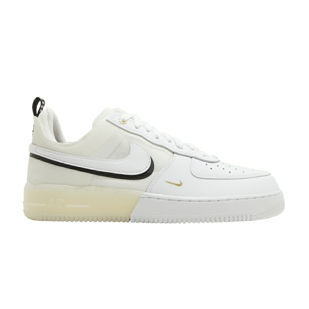 ナイキ リアクト 白いこと 白いこと 黒いこと 黒いこと 空軍 \u002740TH ANNIVERSARY\u0027 スニーカー メンズ NIKE AIR FORCE 1 REACT / WHITE SAIL BLACK WHITE