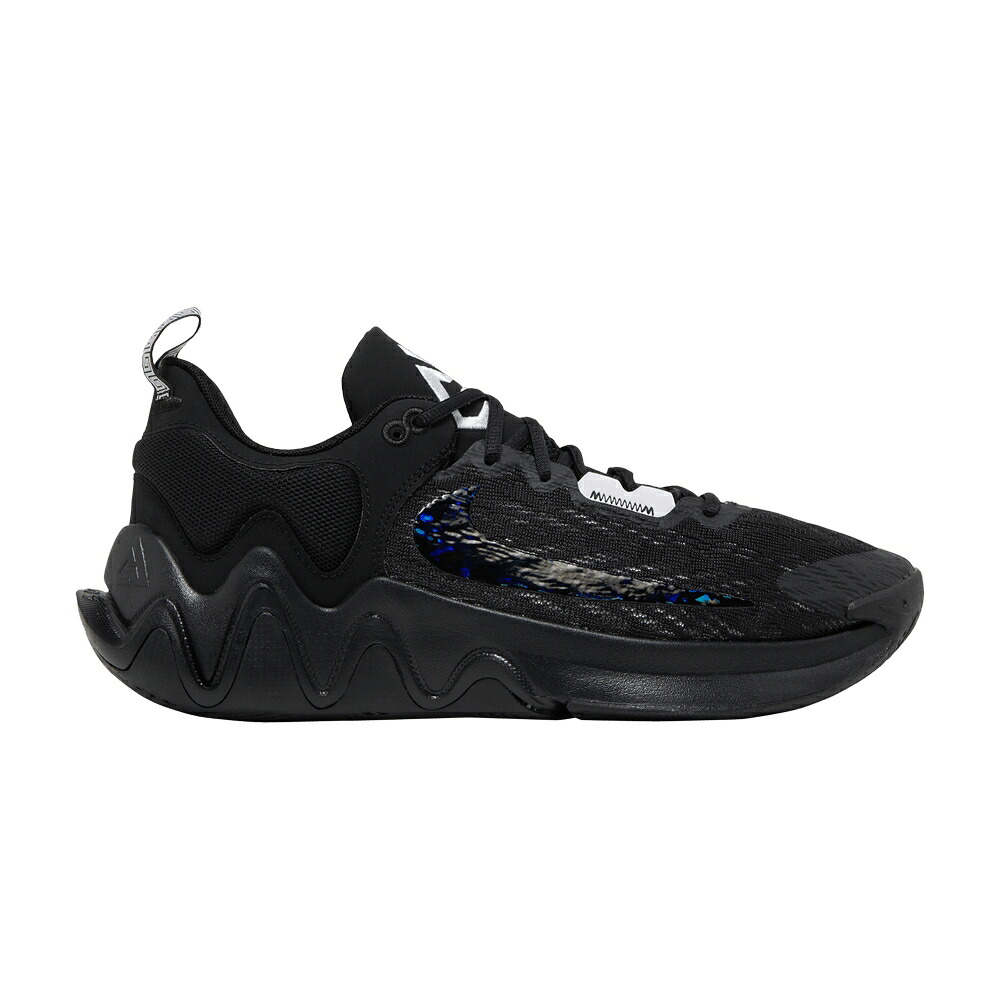 ナイキ 黒いこと 黒いこと 薄墨色 薄墨色 白いこと 白いこと \u0027BLACK SWOOSH\u0027 スニーカー メンズ NIKE GIANNIS IMMORTALITY 2 HOLOGRAPHIC / BLACK WOLF GREY WHITE BLACK