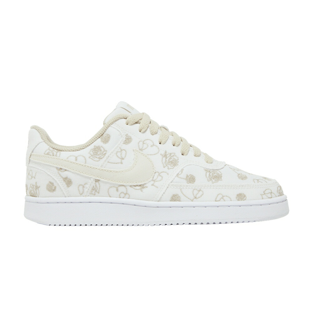 ナイキ 厚地の外套 白いこと 白いこと \u0027VALENTINE\u0027S DAY\u0027 スニーカー レディース NIKE WMNS COURT VISION LOW / SUMMIT WHITE WHITE RATTAN