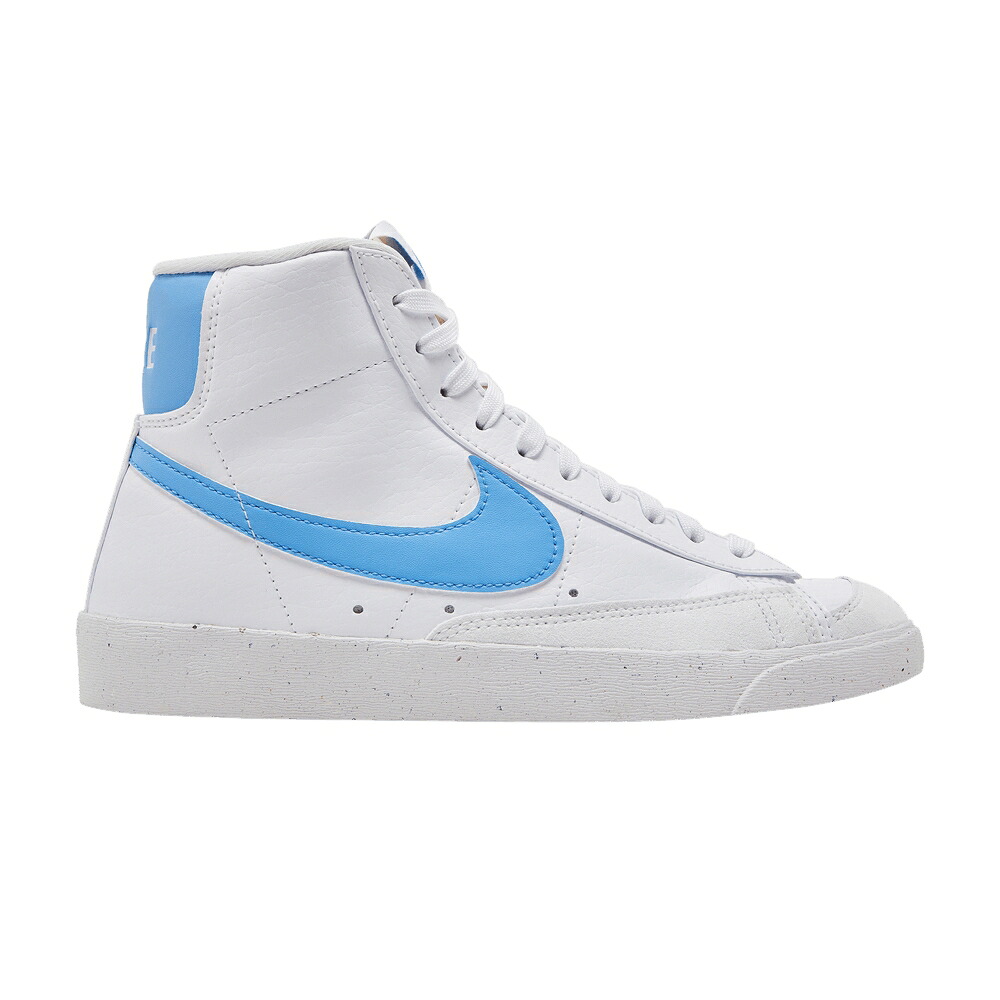 ナイキ ブレイザー ミッド 白いこと 白いこと 青み 青色 \u002777 \u0027UNIVERSITY BLUE\u0027 スニーカー レディース NIKE WMNS BLAZER MID NEXT NATURE / WHITE UNIVERSITY BLUE