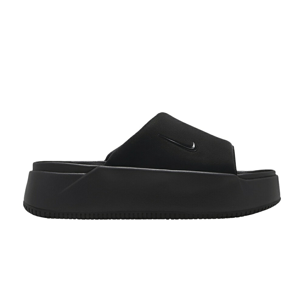 ナイキ サンダル 黒いこと 黒いこと \u0027TRIPLE BLACK\u0027 スニーカー レディース NIKE WMNS CALM ELEVATION SLIDE / BLACK BLACK