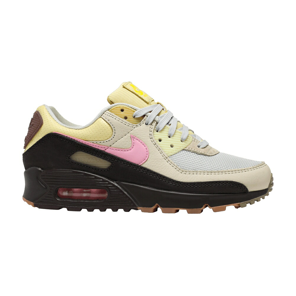 ナイキ マックス 茶色 ブラウン ピンク エアマックス 'CUBAN LINK' スニーカー レディース NIKE WMNS AIR MAX 90 / VELVET BROWN PINK LIGHT BRITISH｜スニケス