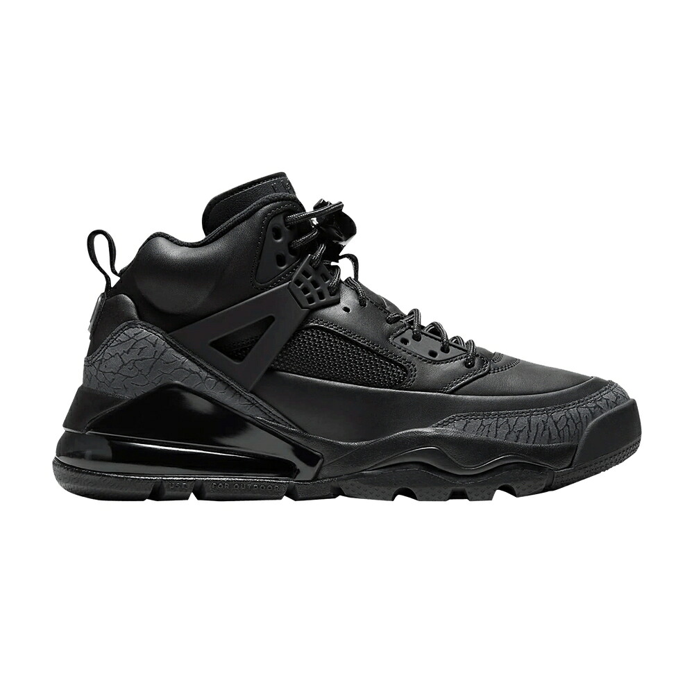 ナイキ ブーツ 黒色 ブラック 灰色 グレー エアジョーダン 'BLACK ANTHRACITE' スニーカー メンズ AIR JORDAN AIR JORDAN SPIZIKE 270 BOOT / BLACK FLINT GREY ANTHRACITE|スニケス