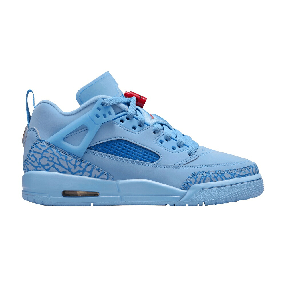 ナイキ 青碧 青碧 エアジョーダン \u0027HOUSTON OILERS\u0027 お坊っちゃん キッズ AIR JORDAN AIR JORDAN SPIZIKE LOW GS / FOOTBALL BLUE FOUNTAIN BLUE もの言う花 マタニティ スニーカー