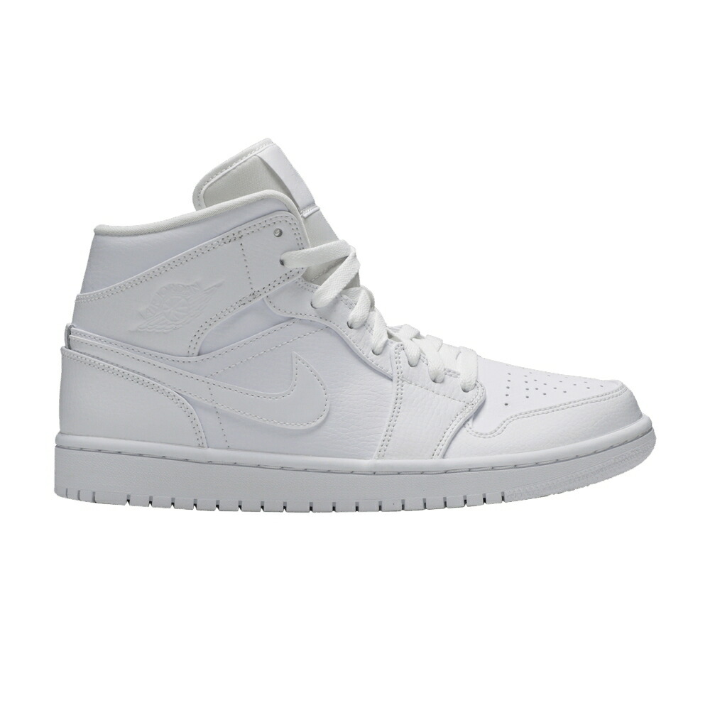 ナイキ ミッド 白いこと 白いこと エアジョーダン \u0027WHITE\u0027 スニーカー メンズ AIR JORDAN AIR JORDAN 1 MID / WHITE WHITE