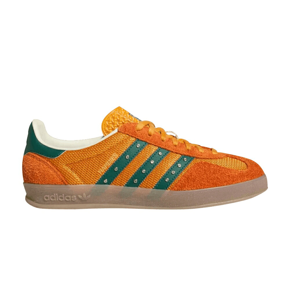 アディダス ガゼル 橙 オレンジ色 緑 緑であること \u0027RUST ORANGE\u0027 スニーカー メンズ ADIDAS GAZELLE INDOOR HARDIES / RUST ORANGE GREEN GUM