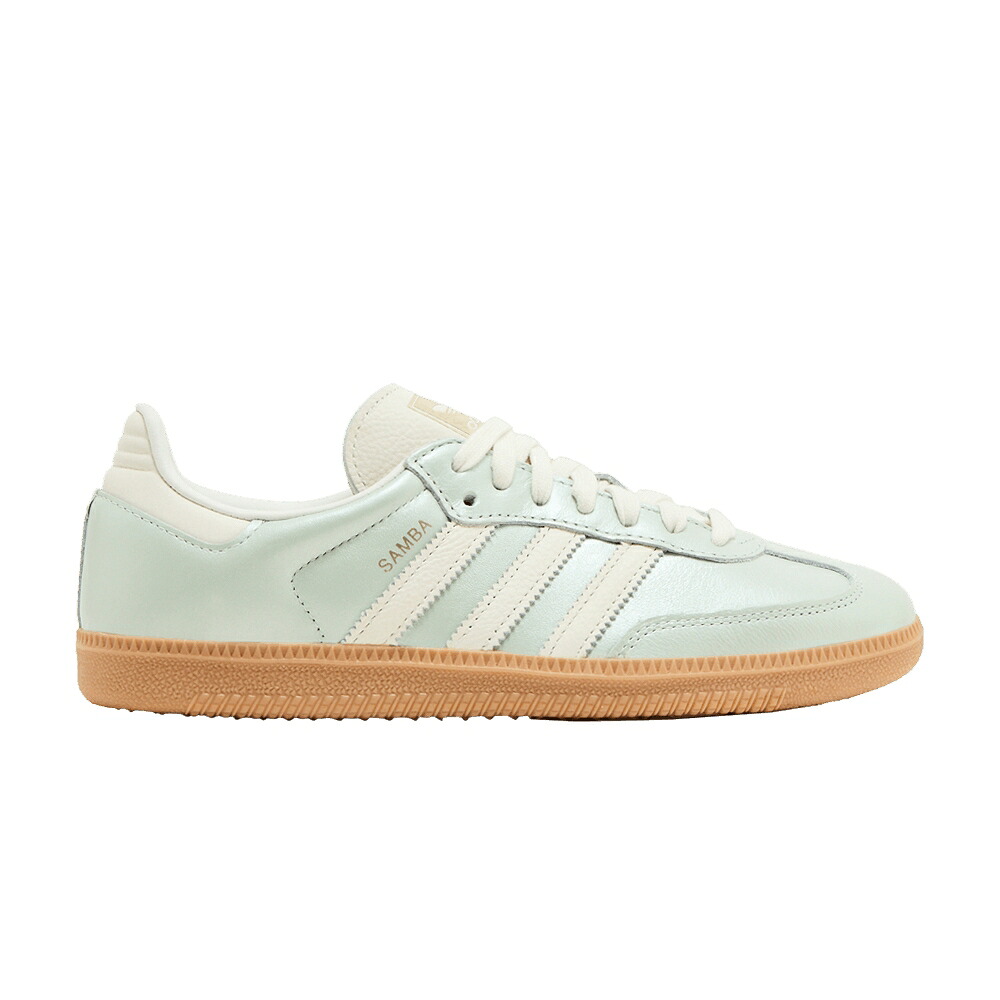 アディダス サンバ 緑 緑であること 白いこと 白いこと \u0027LINEN METALLIC\u0027 スニーカー レディース ADIDAS WMNS SAMBA OG GREEN / LINEN GREEN METALLIC OFF WHITE