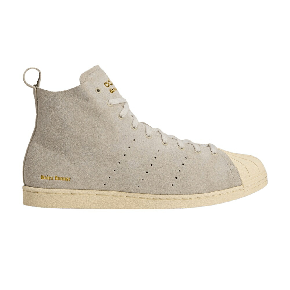 アディダス はやりっ子 ご機嫌 白いこと 白いこと ゴールド \u0027MIST STONE\u0027 スニーカー メンズ ADIDAS WALES BONNER X SUPERSTAR HIGH / MIST STONE WONDER WHITE GOLD