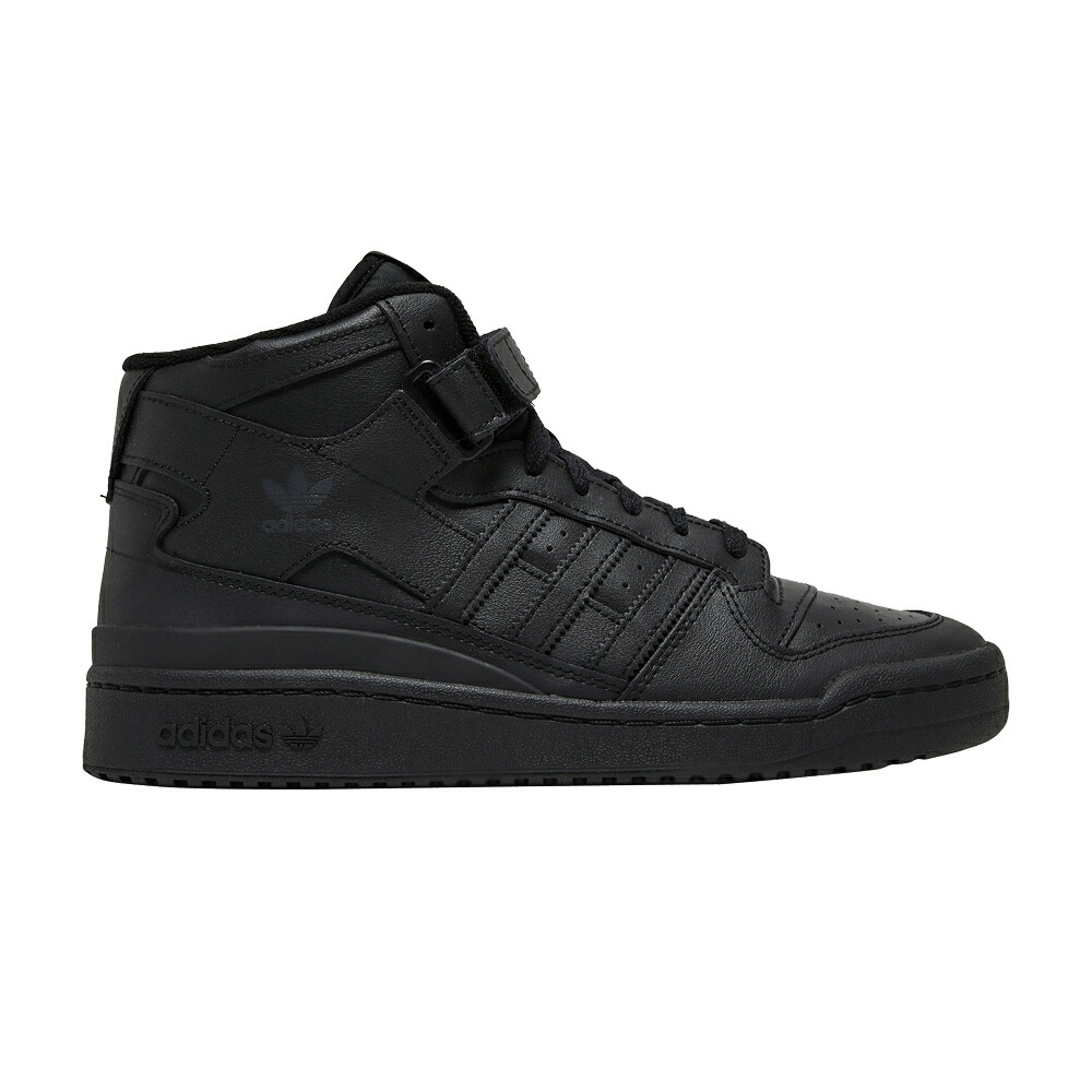 アディダス 討論会 ミッド 中核グループ 黒いこと 黒いこと \u0027TRIPLE BLACK\u0027 スニーカー メンズ ADIDAS FORUM MID / CORE BLACK CORE BLACK CORE BLACK