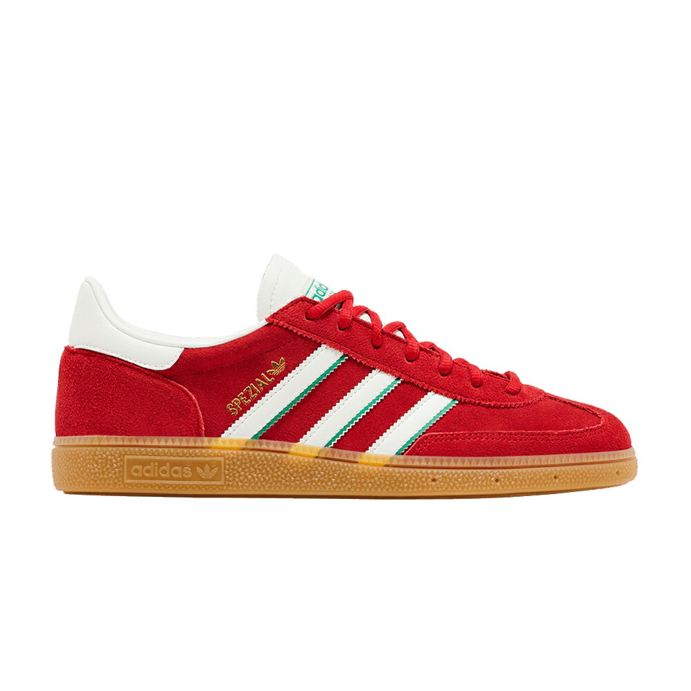 アディダス ハンドボール スペシアル 白いこと 白いこと \u0027SCARLET GREEN\u0027 スニーカー メンズ ADIDAS HANDBALL SPEZIAL COLLEGIATE / SCARLET CLOUD WHITE COLLEGIATE