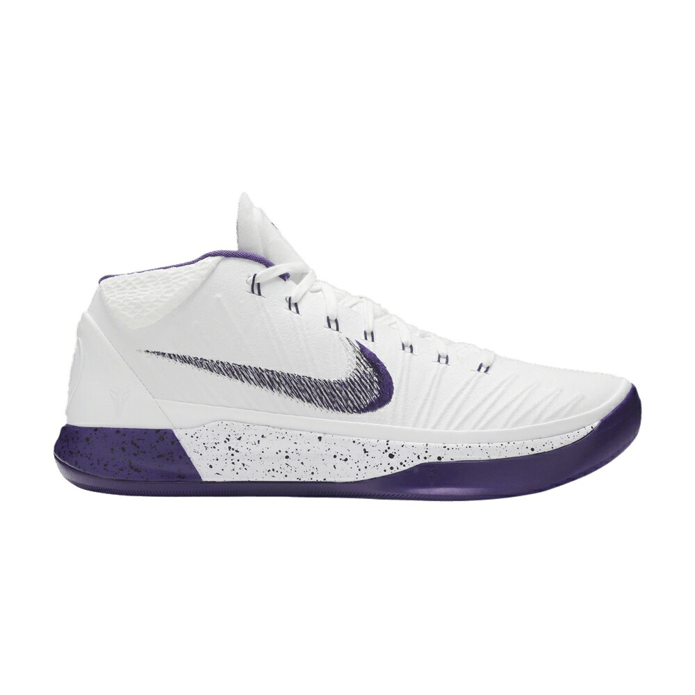 ナイキ コービー ミッド 白いこと 白いこと 紫 パープル \u0027BASELINE\u0027 スニーカー メンズ NIKE KOBE AD MID / WHITE PURPLE