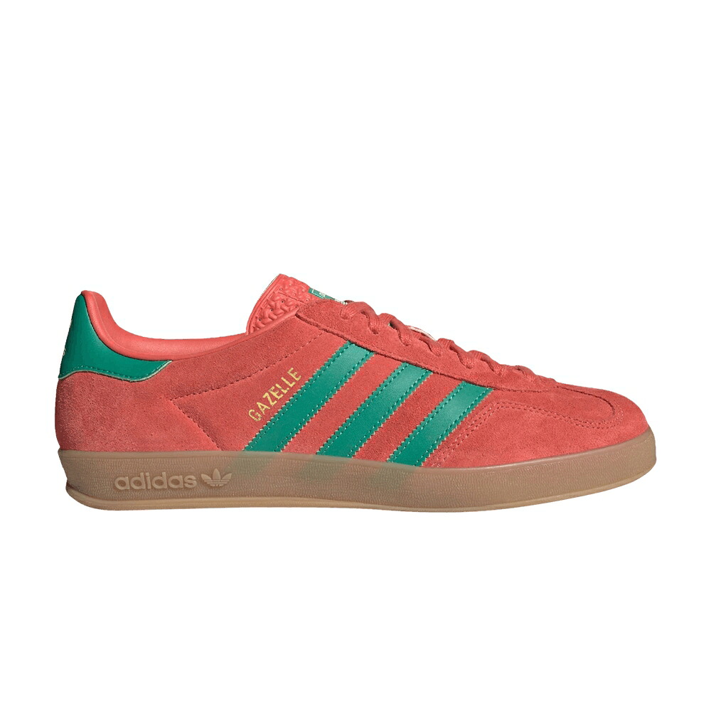 アディダス ガゼル 厚地の外套 緑 緑であること \u0027PRELOVED GREEN\u0027 スニーカー メンズ ADIDAS GAZELLE INDOOR SCARLET COURT / PRELOVED SCARLET COURT GREEN