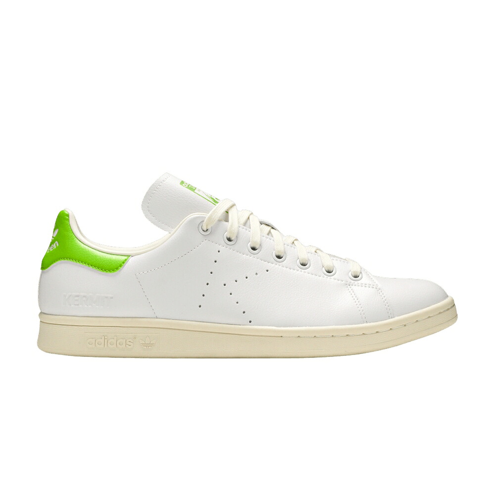 アディダス 白いこと 白いこと 態度為損ない \u0027KERMIT FROG\u0027 スニーカー メンズ ADIDAS THE MUPPETS X STAN SMITH / CLOUD WHITE PANTONE OFF WHITE