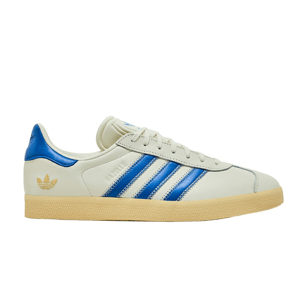 アディダス ガゼル 象牙色 青碧鳥類 ゴールド \u0027IVORY BLUEBIRD\u0027 スニーカー メンズ ADIDAS GAZELLE SHOE PALACE EXCLUSIVE / IVORY BLUEBIRD GOLD METALLIC