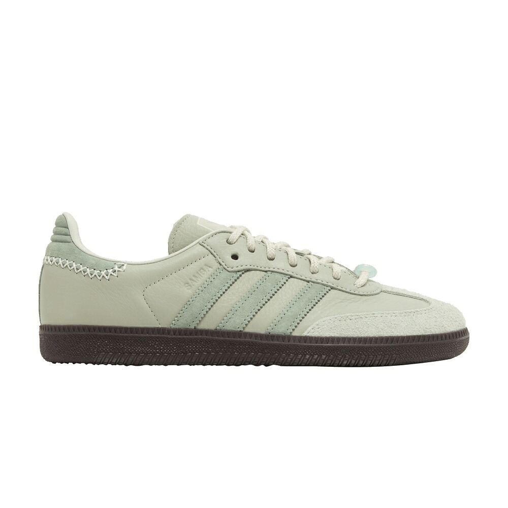 アディダス サンバ 緑 緑であること しろがね色 しろがね色 \u0027JADE\u0027 スニーカー メンズ ADIDAS MAHA X SAMBA OG / HALO GREEN SILVER GREEN OFF