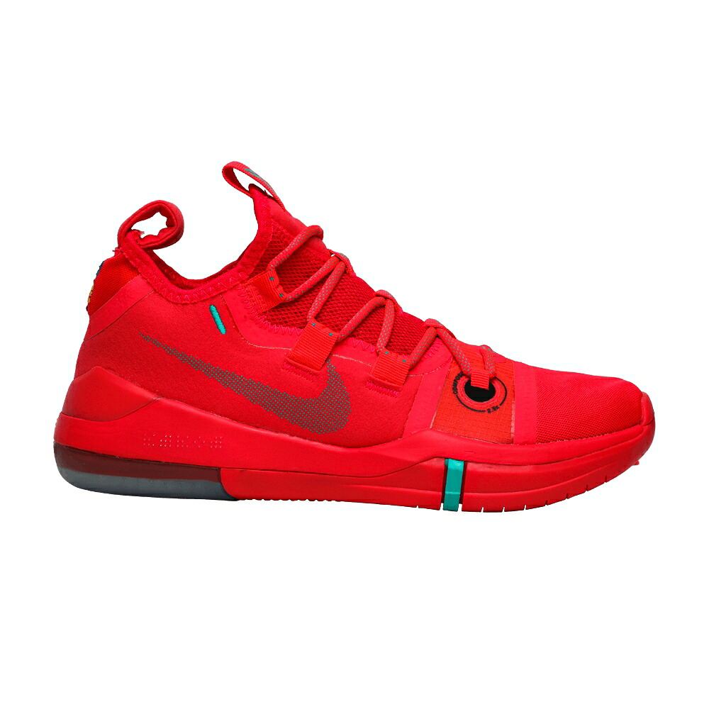 ナイキ コービー 赤 赤いこと 黒いこと 黒いこと A.D. \u0027RED ORBIT\u0027 スニーカー メンズ NIKE KOBE 2018 / RED ORBIT CLEAR EMERALD BLACK