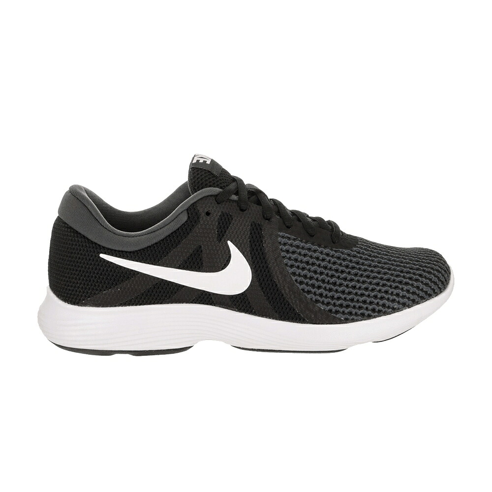 ナイキ 大変革 黒いこと 黒いこと 白いこと 白いこと \u0027ANTHRACITE\u0027 スニーカー レディース NIKE WMNS REVOLUTION 4 / BLACK WHITE ANTHRACITE